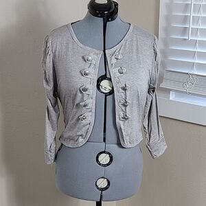 Love Delirious Los Angeles Military Style Bolero Jacket NWOT Size 1X